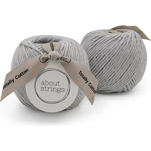 About Strings 100% Organic Cotton No.5 Chunky Yarn 3.53 oz 100g per Ball - 2 Balls Pack