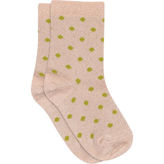 mpKids Irma Glitter Socks Stl. 22/24 unisex - Strumpor Från Magasin - Lyserød (22/24)