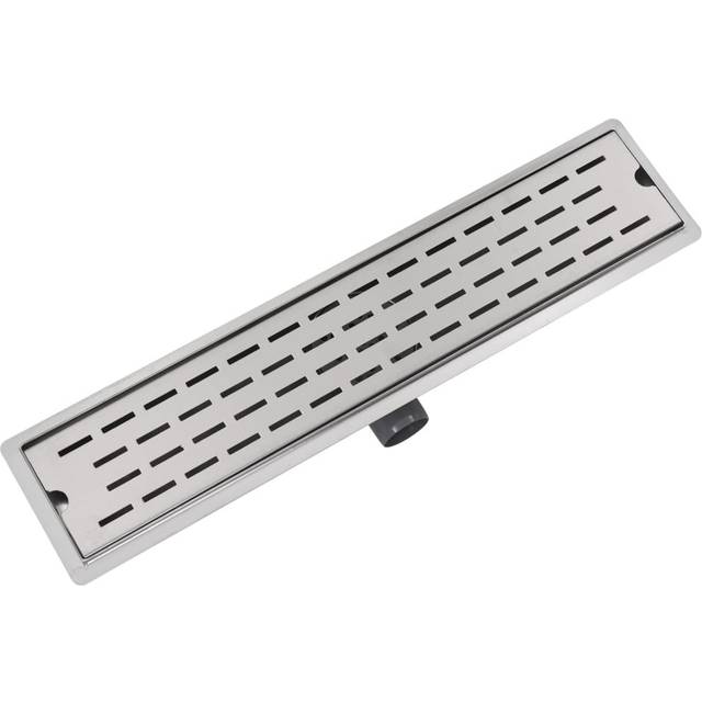 Huntress 14cm Linear Grid Waste Shower Drain (14cm W X 31cm H X 207cm D)