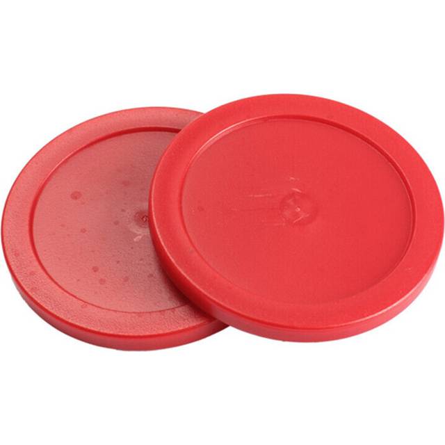 2 Pcs/Set 75mm Air Hockey Table Felt Pusher With 63mm Puck Mallet Goalies &T8