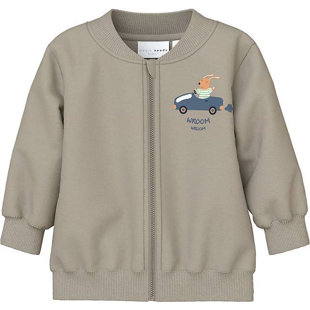 NAME IT Nbmvonne Sweat Cardigan Box Bru |Beige |74