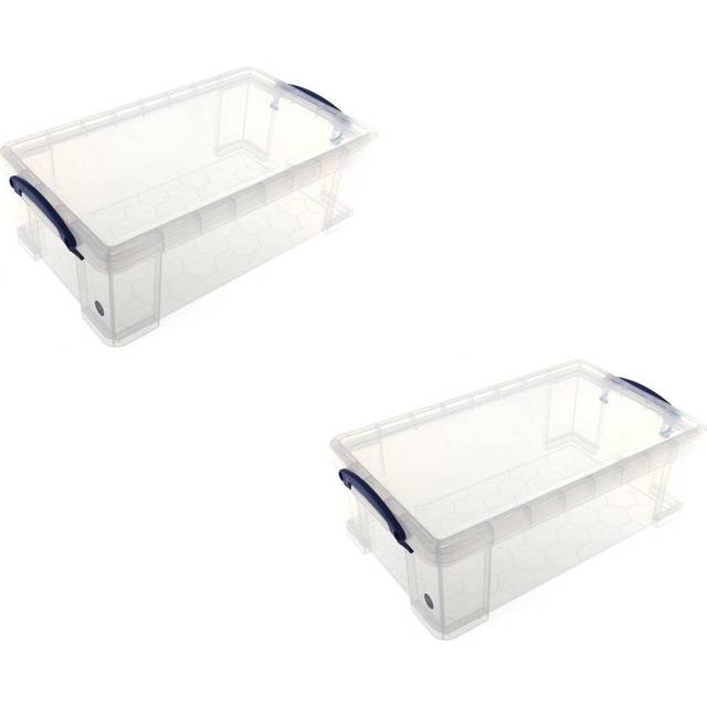 Really Useful Storage Box 12 Litre Pack of 2, none