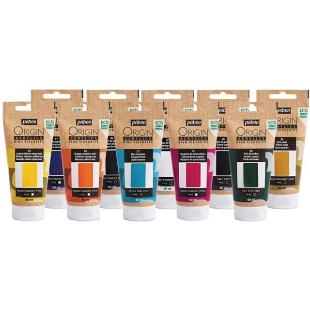 ORIGIN ACRYLICS SET 10 x 60 ML ESSENTIALS