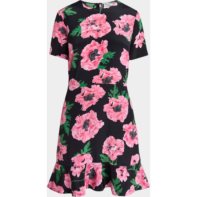 Stella McCartney Iconic floral ruffled silk minidress