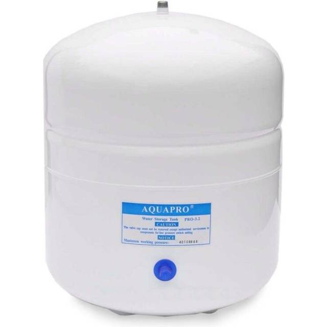 Finerfilters Stainless Steel Reverse Osmosis 6.5 Litre / 3.2 Gal Pressurised Storage Tank