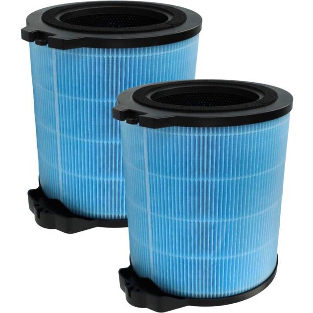 Vhbw - 2x hepa Filter H12 compatible with Hoover HHP30C011, h-purifier 300 Air Cleaner - Spare Air Filter with Integrated Active Carbon Filter