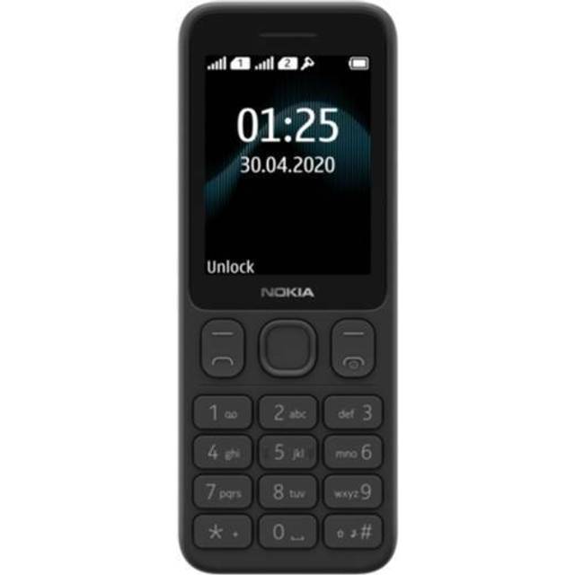 Nokia 125 ds (2.4 inch) display, dual sim, feature phone, ship dhl