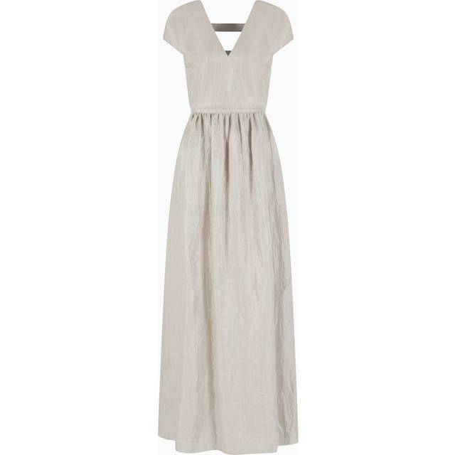 Emporio Armani, Maxi Dresses, female, Pink, M, Elegant Black Dress for Women