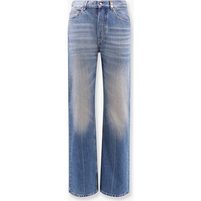 Washed blue straight leg jeans - ALEXANDER MCQUEEN - gender_Man - Blue (50)