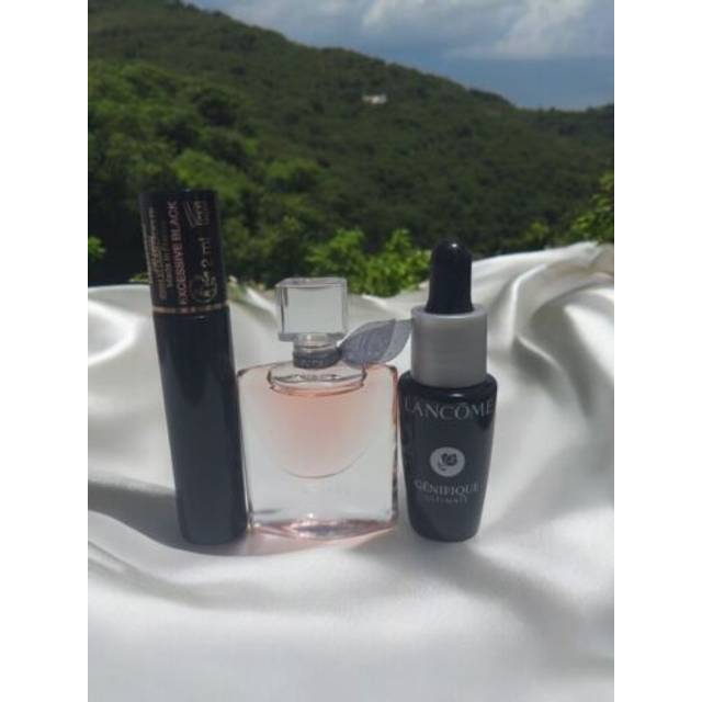 Lancome From Lancome with Happiness- Mascara 2ml Genefique 7ml, La Vie
