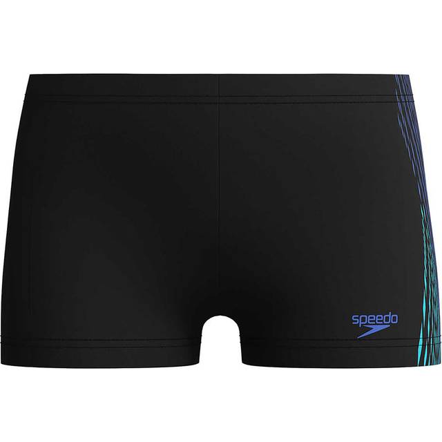Boys' Plastisol Placement Aquashort Black/Blue