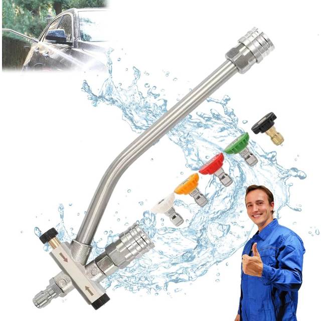 "Foam Cannon Dual Connector Accessory,Pressure Washer Foam Cannon with Dual-Connector Accessory,1/4"" Quick Connect Power Washer Soap Attachment"