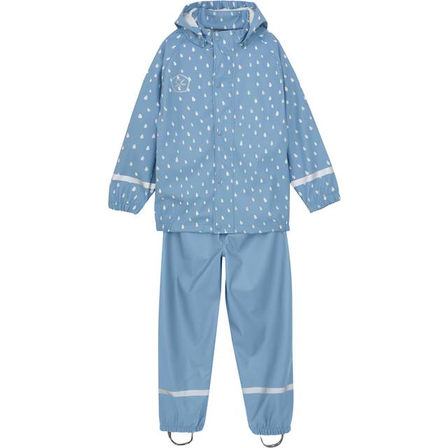 COLOR KIDS Rain Set - Magic Print - Pu |Blå |104