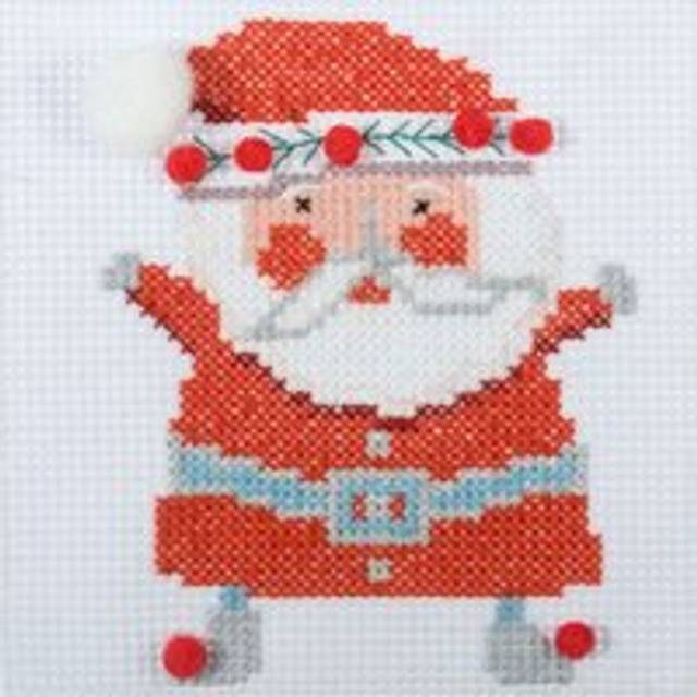 Trimits Santa Mini Counted Cross Stitch Kit