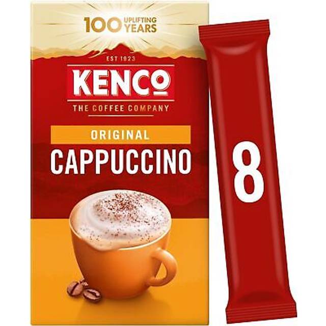 Kenco cappuccino instant coffee sachets 8x14.8g pack of 5, total 40 sachets
