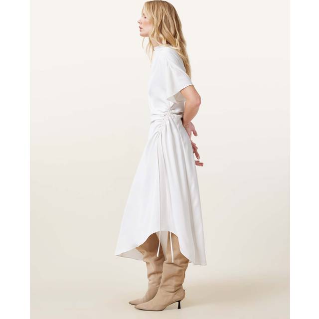 AllSaints Rosie Dress - White, White, Size 12, Women