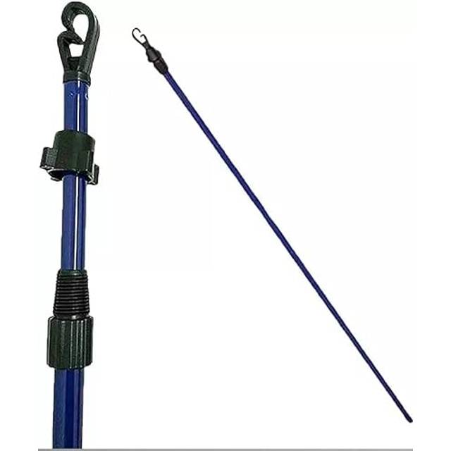 Kingfisher 2.4M Telescopic Metal Washing Line Prop for Laundry