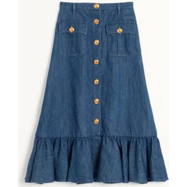 Skirt VALENTINO Woman color Blue - 46