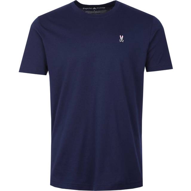 Psycho Bunny Mens Evening Blue Classic Crew Neck T-Shirt - XX-Large