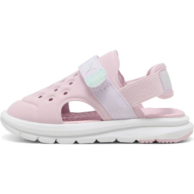 Puma evolve sandal ac inf pink white toddler infant casual sandal 389148-17