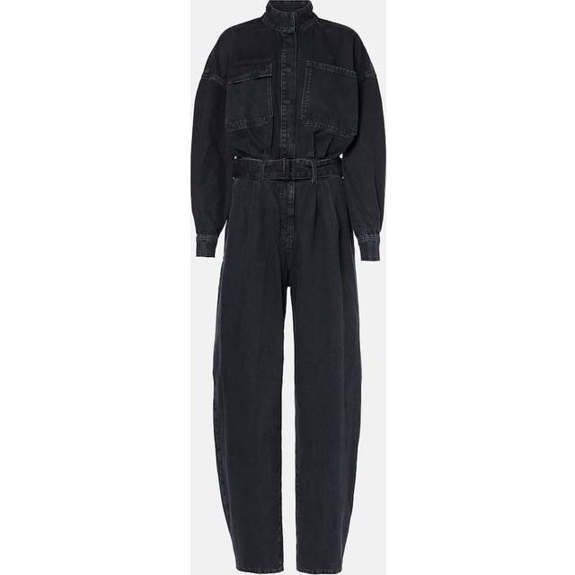 Frame Cocoon denim jumpsuit - black (UK 12)