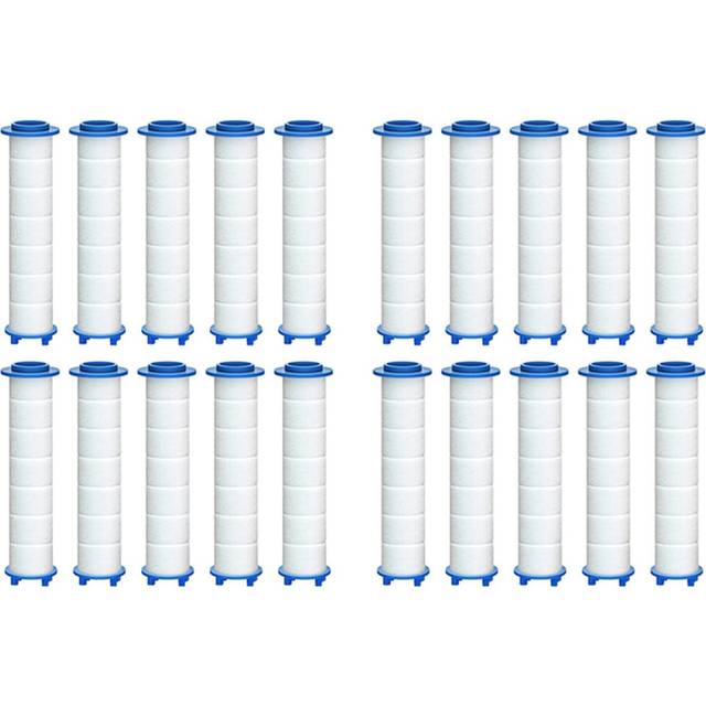 20Pcs Replacement Shower Filter for Hard Water - High Output Shower Water Filter to Remove Chlorine and Fluoride