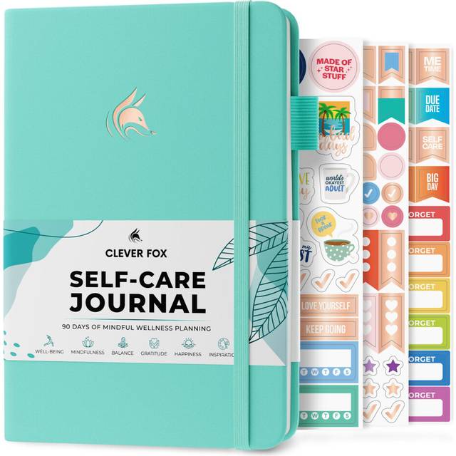 clever Fox Self-care Journal - Wellness & Daily Reflection Notebook -