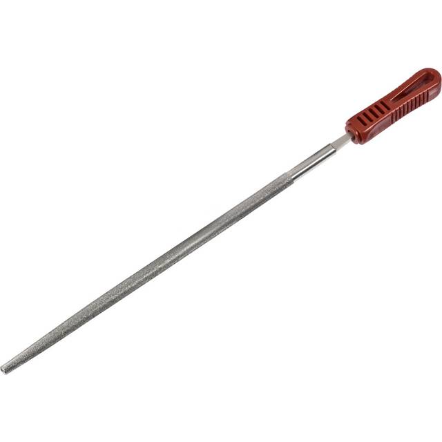 Diamond file 10 inch round file diamond coated plastic handle tool