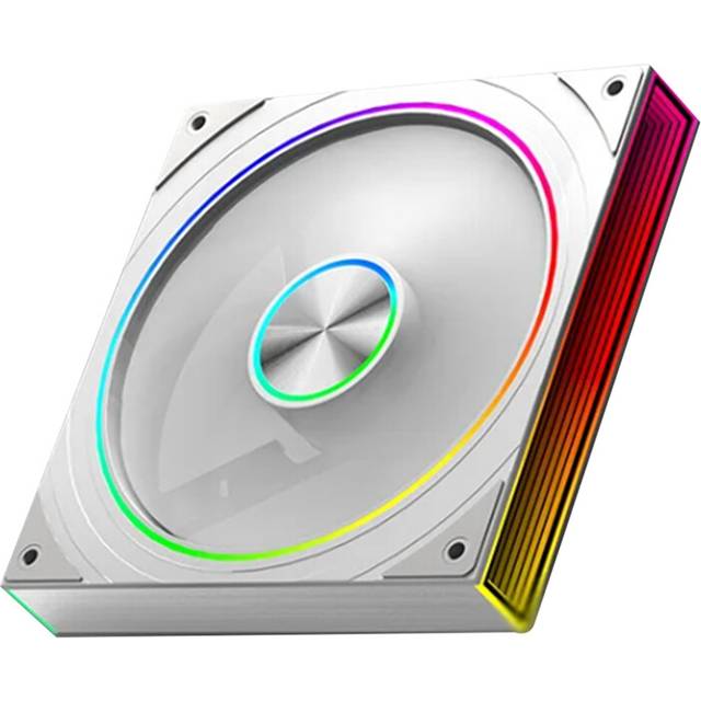 PC Case Fan Star Ring 140mm 5V 3Pin ARGB Cyclic Mirror Light Effect Lian PWM 650 to 1800RPM Cooling White A