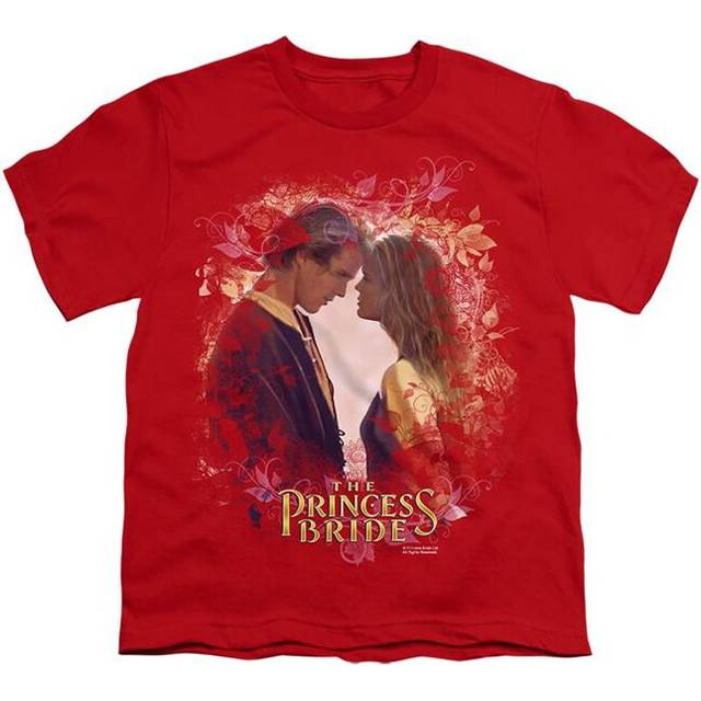 Trevco Sportswear PB151D-YT-2 Princess Bride Young Love Youth Short Sleeve T-Shirt, Red - Medium
