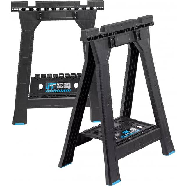 OX Tools OX-T336202 Trade Saw Horse Set of 2 with TOOLTREK Connectors