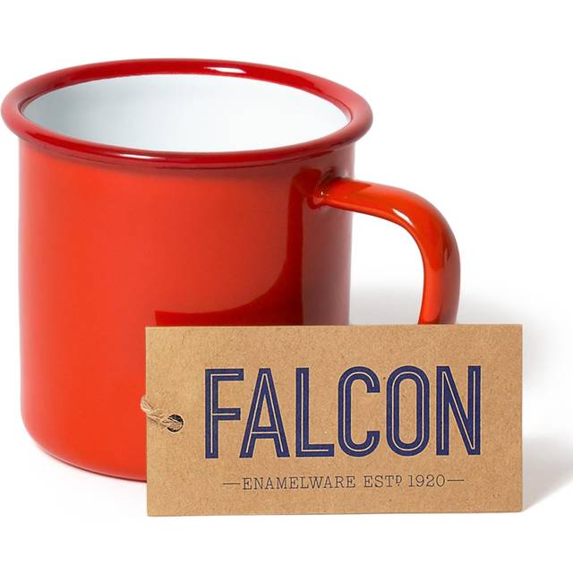 Falcon Enamelware Mug Pillarbox Red