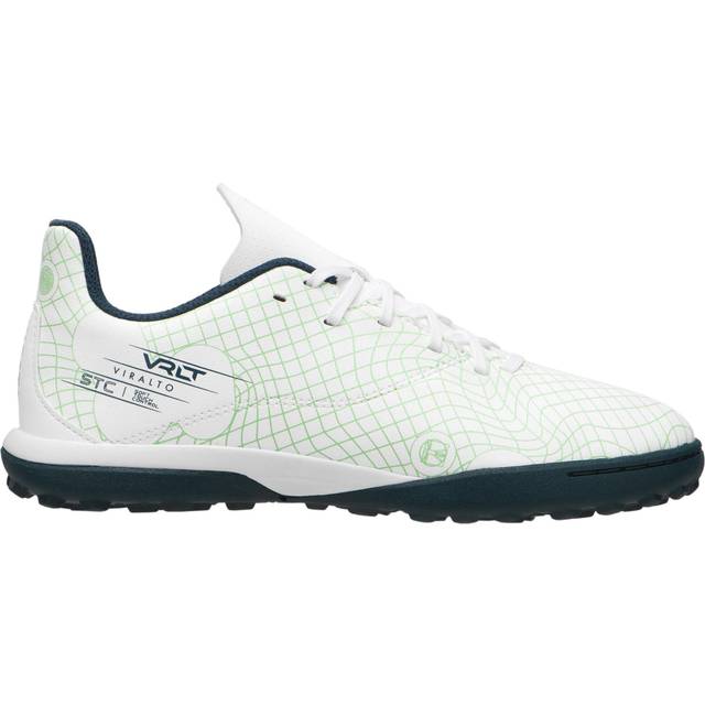 Kids' Lace-up Football Boots Viralto I Turf Tf - Ice Green - White/green