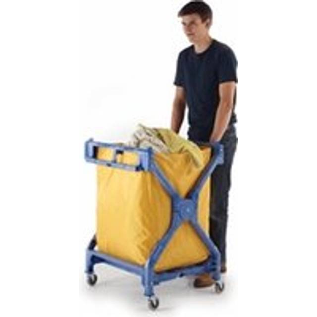 GPC Folding Laundry Trolley 70kg Capacity Blue 660 x 950 x 710mm