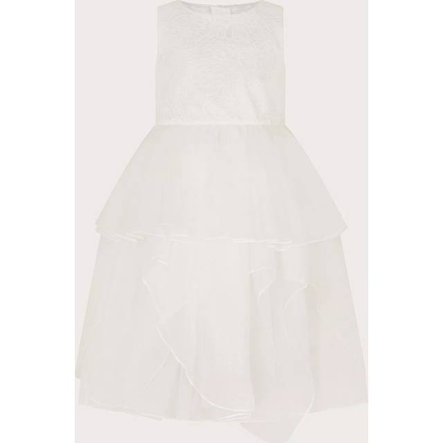 Monsoon Kids' Flower Girl Dress, Ivory
