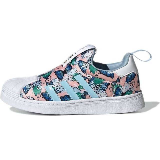 adidas Her Studio London x Superstar 360 Little Kid Colorful Blossoms Kids Sneakers Multi-Color Haze-Coral Clear-Sky H03233 30