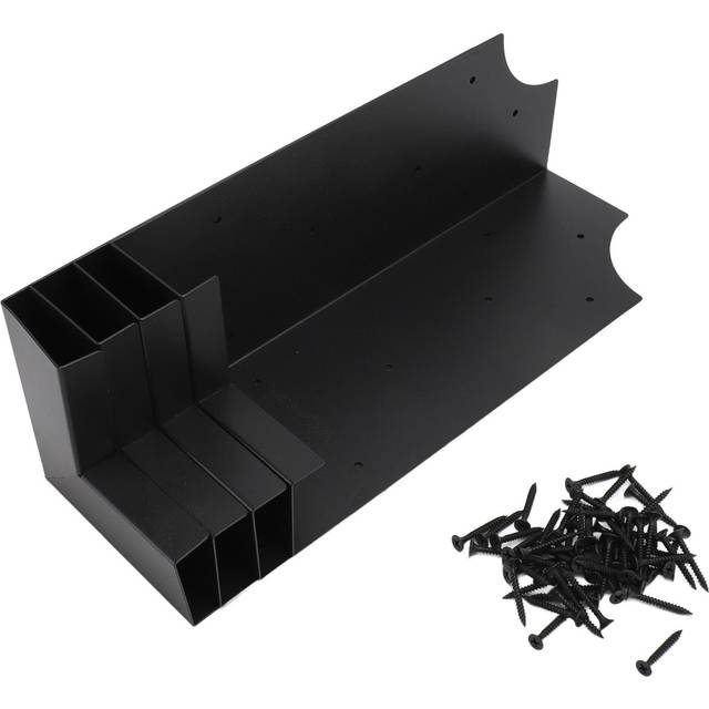 4PCS Raised Garden Bed Corner Brackets 12 Inch Carbon Steel Rust Resistant Raised Bed Corner Metal