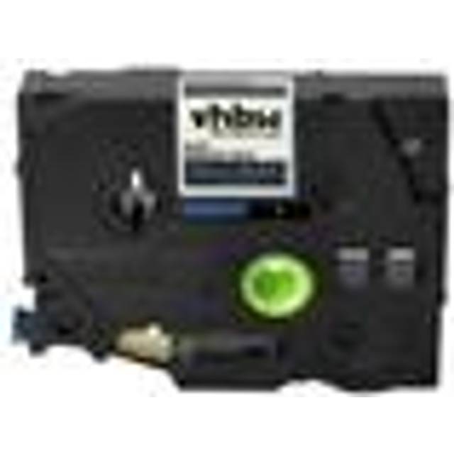 Vhbw - 1x Label Tape Textile compatible with Brother pt 900, 7500VP, 7600VP, 900BTS, 7500, 7600 Label Printer 12 mm, Gold on Marine Blue