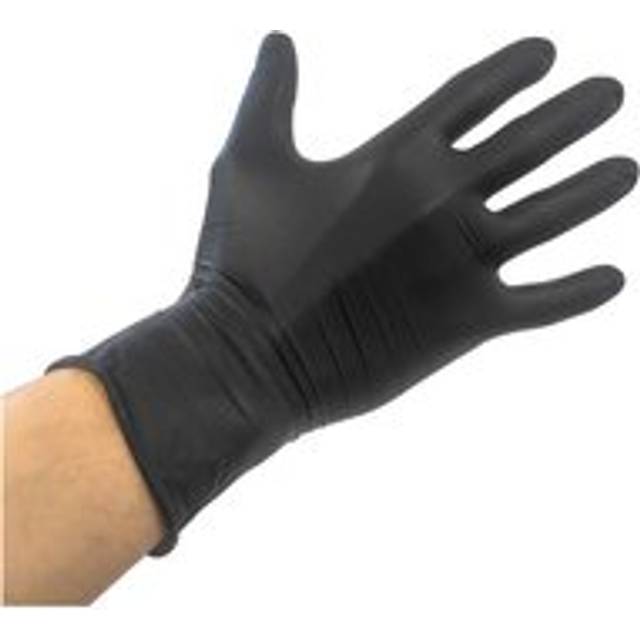 Nitrile Black Powder Free Gloves Medium (1 x 100)