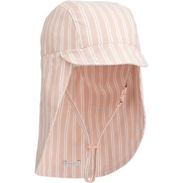 Liewood Cecilia Sun Hat Y/D Stripe Sorbet r Stl. 3/4 Y unisex - Solhatt Från Magasin - Y/d Stripe Sorbet Rose / Creme De L (3/4 Y)