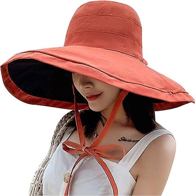 Womens Sun Hat Wide Brim Upf 50+ Summer Hat Foldable Floppy Beach Cap For Women