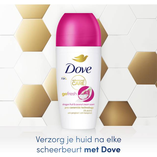 Dove Advanced Care Go Fresh Anti-Perspirant Roll On Dragonfruit & Coconut Cream 50ml