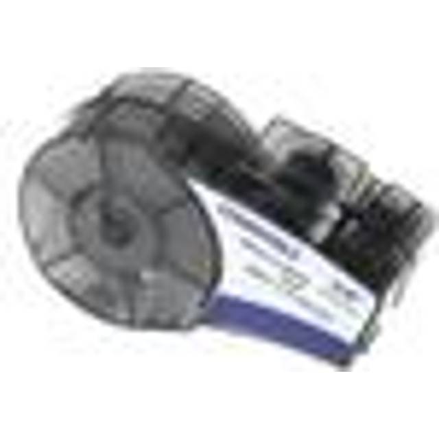 Label Tape Replacement for Brady M21-375-595-WT for Label Printer 9.35mm Black on White, Vinyl - Vhbw