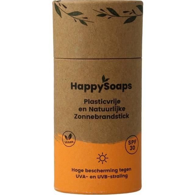HappySoaps Solcreme Stift Ansigt Krop SPF 30 50g