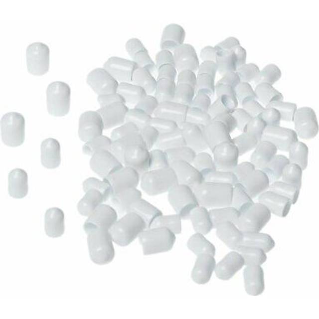 ClosetMaid 75350 24 Large and 60 Small End Caps  White  84-Pack