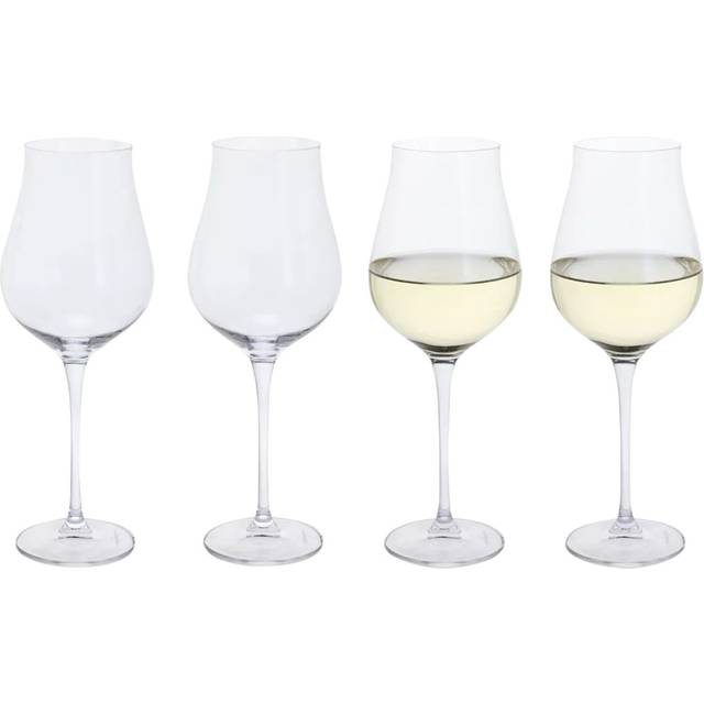 Dartington Crystal Juliet White Wine Glass, Set of 4, 500ml, Clear