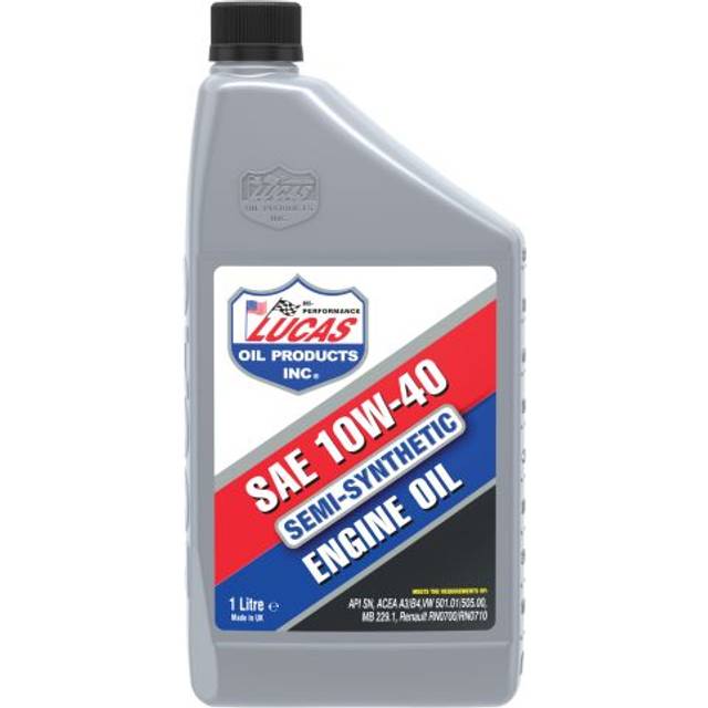 Lucas Oil Semi-Synthetic 10W40 Engine Oil - 1 Litre Bottle
