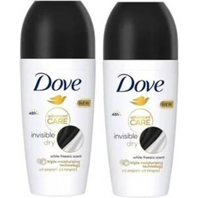 6 x 50ml Dove Sensitive Roll On 48Hrs Anti-Perspirant Deodorant Alcohol Free