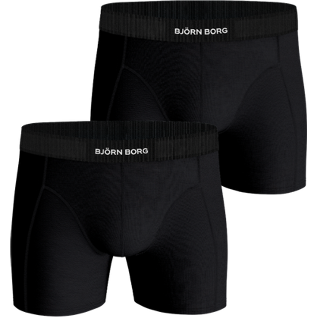 Women's boxer shorts Björn Borg Lyocell (x2) - Noir