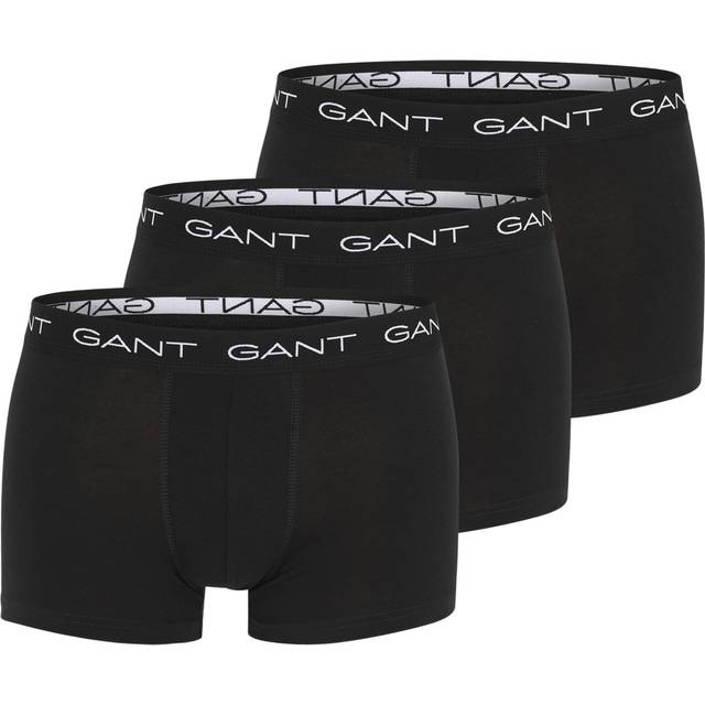Gant - Boxerkalsonger Trunk 3-pack - Svart